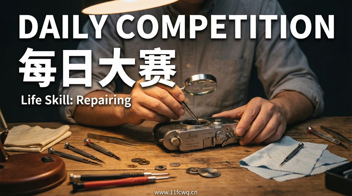 每日大赛 品牌 相机维修视频演示